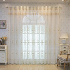 EmbroideryGlory: Classic Curtains with Lace Embroidery – Elegant and Easy Care for Bedrooms