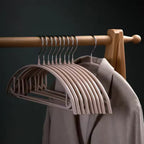StilKurve: Hangers with Ergonomic Design – Durable, Non-Slip & Versatile for Jackets, Blouses & Dresses (Pack of 10)