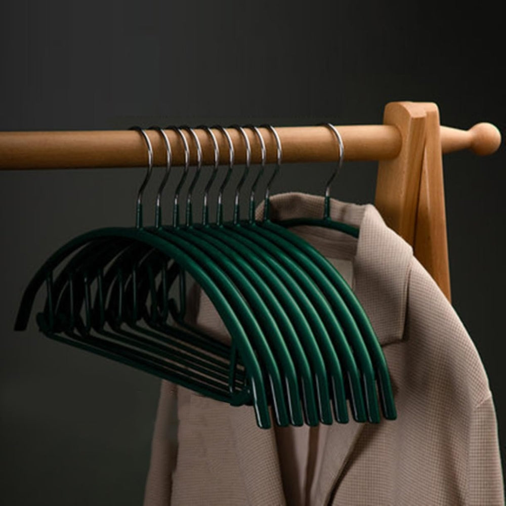 StilKurve: Hangers with Ergonomic Design – Durable, Non-Slip & Versatile for Jackets, Blouses & Dresses (Pack of 10)