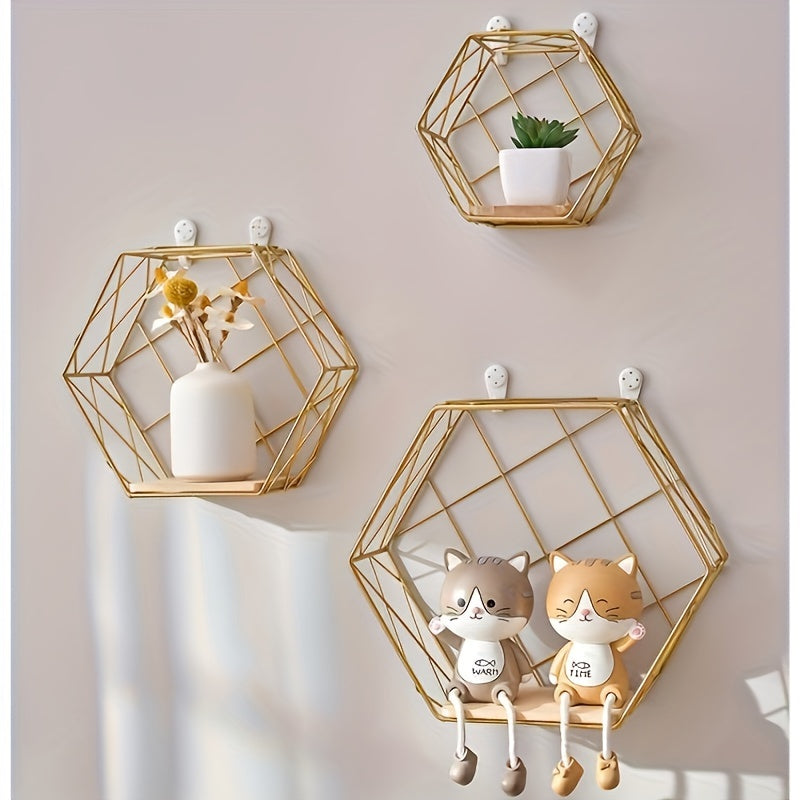StilRahmen: Modern Wall Shelves – Durable, Robust & Hanging in Boho Style for Living Room, Bedroom & Student Dormitory