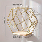 StilRahmen: Modern Wall Shelves – Durable, Robust & Hanging in Boho Style for Living Room, Bedroom & Student Dormitory