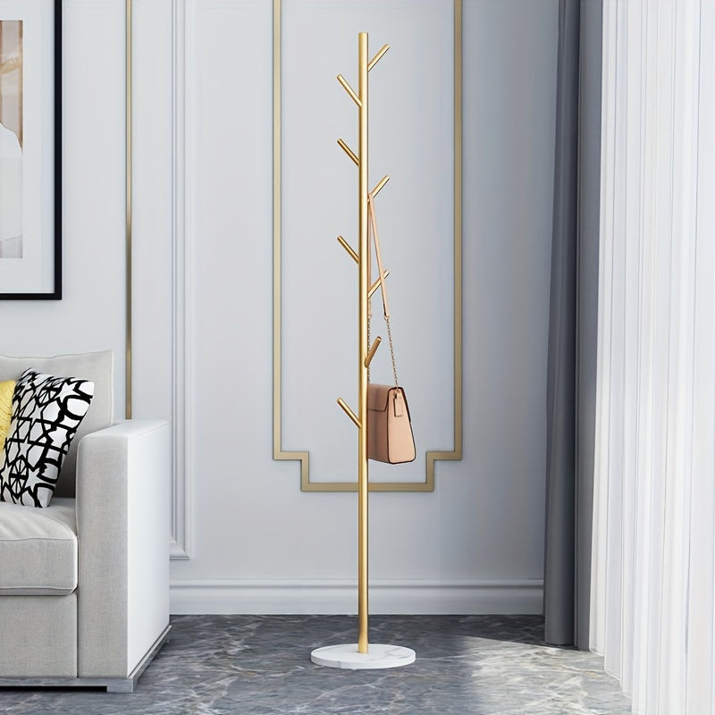 StilTurm: Clothing Rack Metal – Creative Stand Shelf, Space-Saving & Multifunctional for Hallway, Living Room & Guest Room