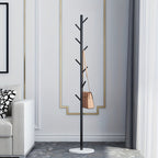 StilTurm: Clothing Rack Metal – Creative Stand Shelf, Space-Saving & Multifunctional for Hallway, Living Room & Guest Room