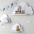 StilWelle: Modern Wall Shelves – Set of 3, Space-Saving & Floating with Wave Design for Bedroom & Living Room