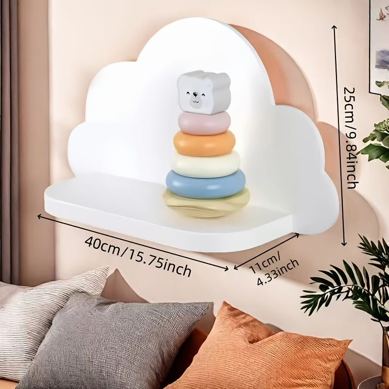 StilWelle: Modern Wall Shelves – Set of 3, Space-Saving & Floating with Wave Design for Bedroom & Living Room