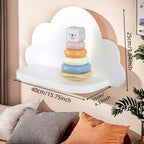 StilWelle: Modern Wall Shelves – Set of 3, Space-Saving & Floating with Wave Design for Bedroom & Living Room