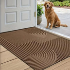 StileIntrag: Doormat – washable, non-slip & modern striped design for entrance area