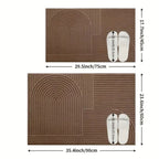 StileIntrag: Doormat – washable, non-slip & modern striped design for entrance area