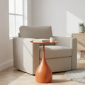 Stilsphäre: Round Side Table Metal Mobile & Decorative – for Sofa & Nightstand