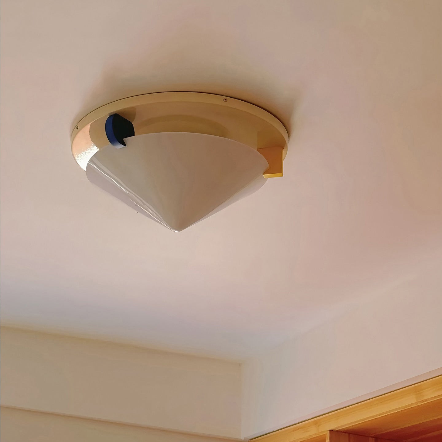 Colorful Dome Semi-Flush Ceiling Light