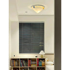 Colorful Dome Semi-Flush Ceiling Light