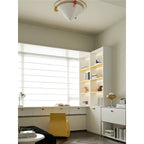 Colorful Dome Semi-Flush Ceiling Light