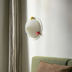 Colorful Dome Semi-Flush Ceiling Light
