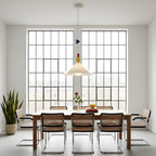 Geometric Playful Pendant Lamp, Primary Colors