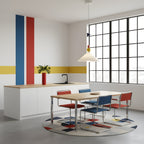 Geometric Playful Pendant Lamp, Primary Colors