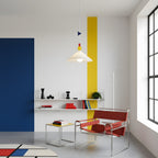 Geometric Playful Pendant Lamp, Primary Colors