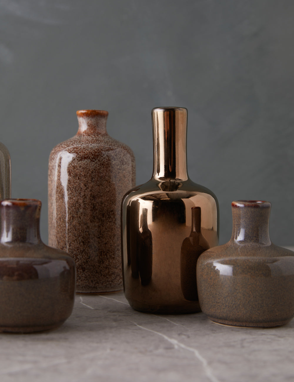 Milo Stoneware Vases Set | Assorted Sizes for Stylish Display