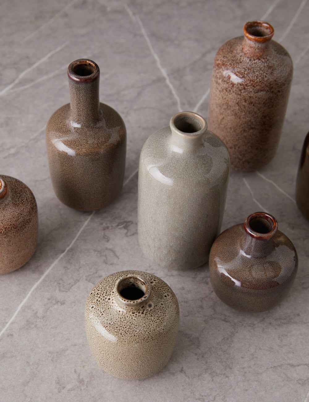 Milo Stoneware Vases Set | Assorted Sizes for Stylish Display