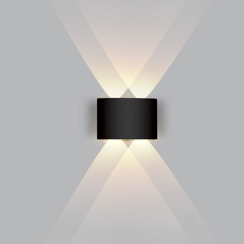 Storméa: Modern Outdoor Wall Light Made of Aluminum with Durable LED Light – for Balcony & Facade Lighting