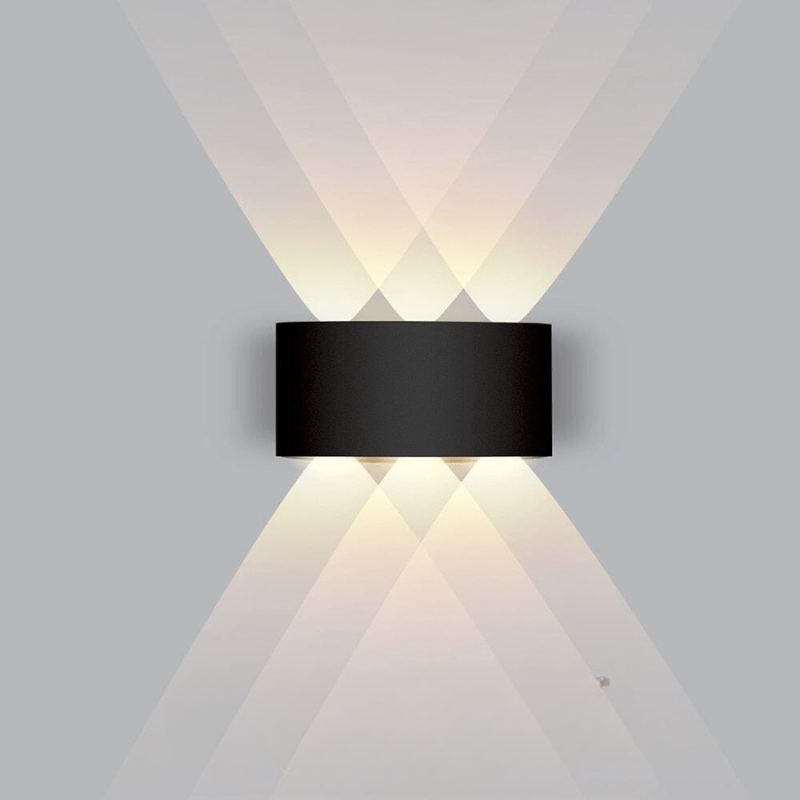 Storméa: Modern Outdoor Wall Light Made of Aluminum with Durable LED Light – for Balcony & Facade Lighting