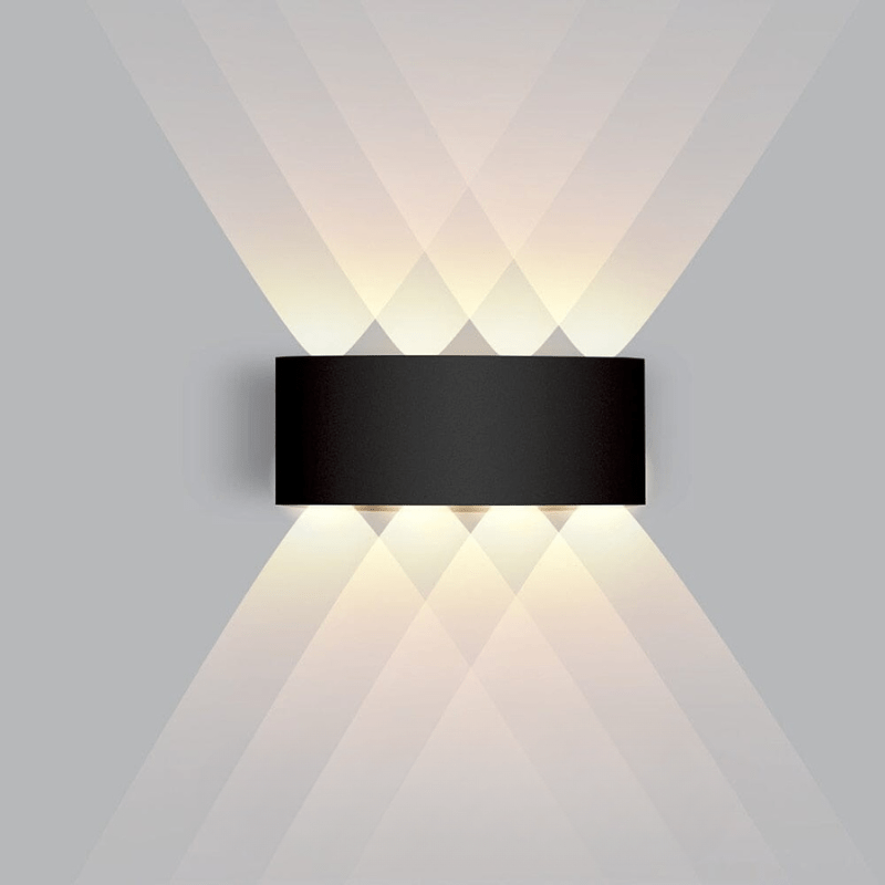 Storméa: Modern Outdoor Wall Light Made of Aluminum with Durable LED Light – for Balcony & Facade Lighting