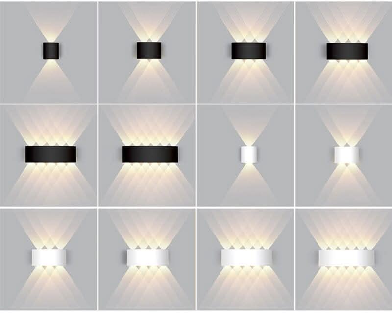 Storméa: Modern Outdoor Wall Light Made of Aluminum with Durable LED Light – for Balcony & Facade Lighting