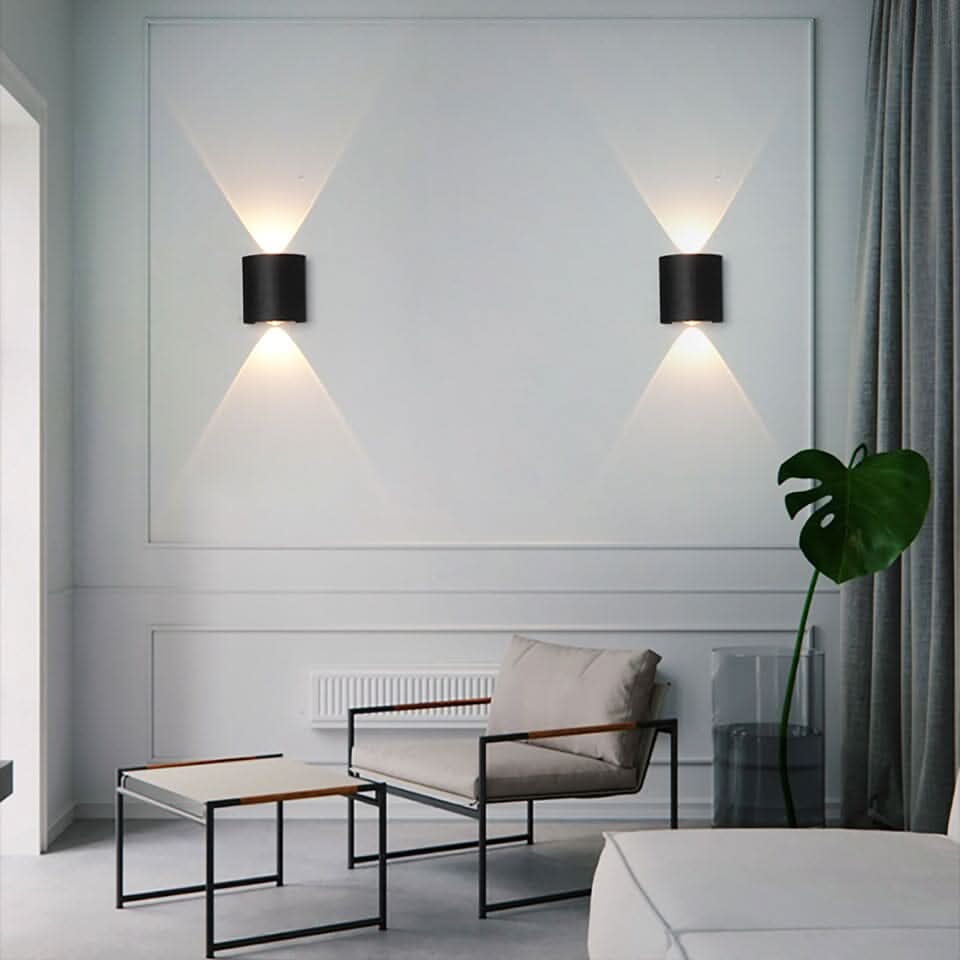 Storméa: Modern Outdoor Wall Light Made of Aluminum with Durable LED Light – for Balcony & Facade Lighting