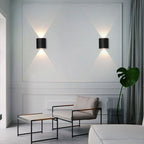 Storméa: Modern Outdoor Wall Light Made of Aluminum with Durable LED Light – for Balcony & Facade Lighting