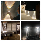 Storméa: Modern Outdoor Wall Light Made of Aluminum with Durable LED Light – for Balcony & Facade Lighting