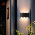 Storméa: Modern Outdoor Wall Light Made of Aluminum with Durable LED Light – for Balcony & Facade Lighting