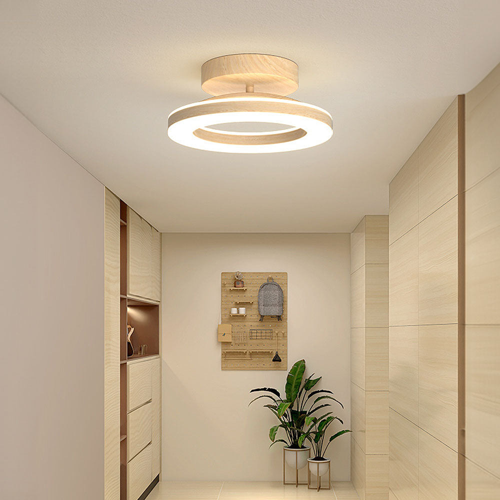 StrahlAcryl: Round LED Ceiling Light Made of Acrylic – Bright & Easy to Care for Hallway & Bedroom