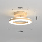 StrahlAcryl: Round LED Ceiling Light Made of Acrylic – Bright & Easy to Care for Hallway & Bedroom