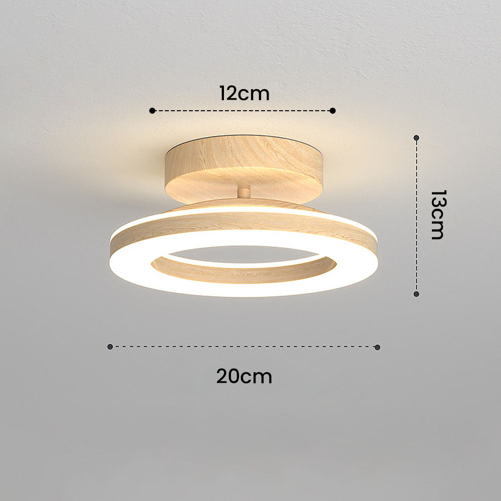 StrahlAcryl: Round LED Ceiling Light Made of Acrylic – Bright & Easy to Care for Hallway & Bedroom