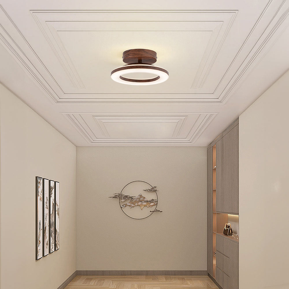 StrahlAcryl: Round LED Ceiling Light Made of Acrylic – Bright & Easy to Care for Hallway & Bedroom