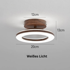 StrahlAcryl: Round LED Ceiling Light Made of Acrylic – Bright & Easy to Care for Hallway & Bedroom