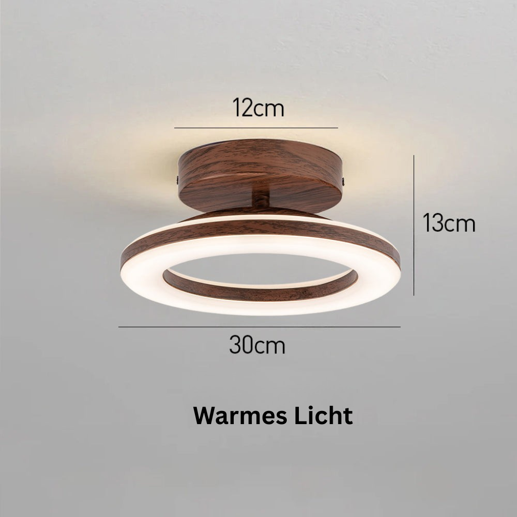 StrahlAcryl: Round LED Ceiling Light Made of Acrylic – Bright & Easy to Care for Hallway & Bedroom
