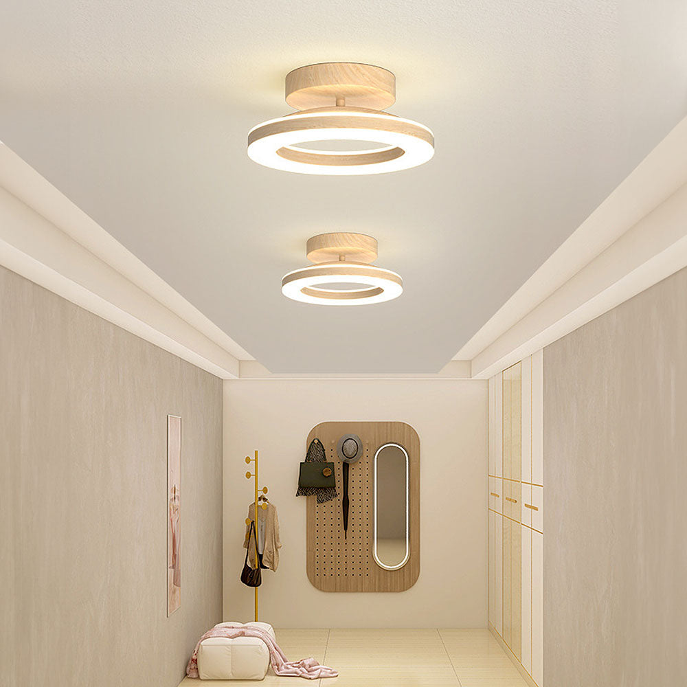 StrahlAcryl: Round LED Ceiling Light Made of Acrylic – Bright & Easy to Care for Hallway & Bedroom