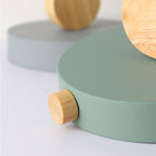 StrahlBunt: Modern Wooden Pendant Light LED Colorful – Stylish & Functional for Living Room & Dining Area