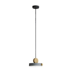 StrahlBunt: Modern Wooden Pendant Light LED Colorful – Stylish & Functional for Living Room & Dining Area