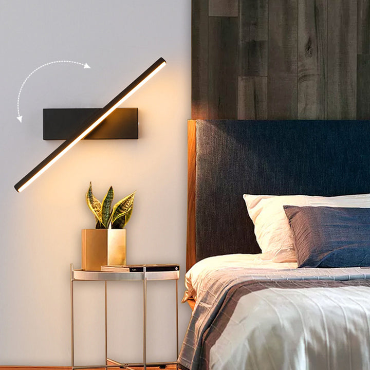 StrahlFlex: Rotatable LED Wall Light Simple Minimalistic – Decorative & Bright for Dining Room & Hallway