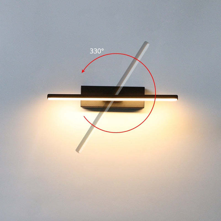 StrahlFlex: Rotatable LED Wall Light Simple Minimalistic – Decorative & Bright for Dining Room & Hallway