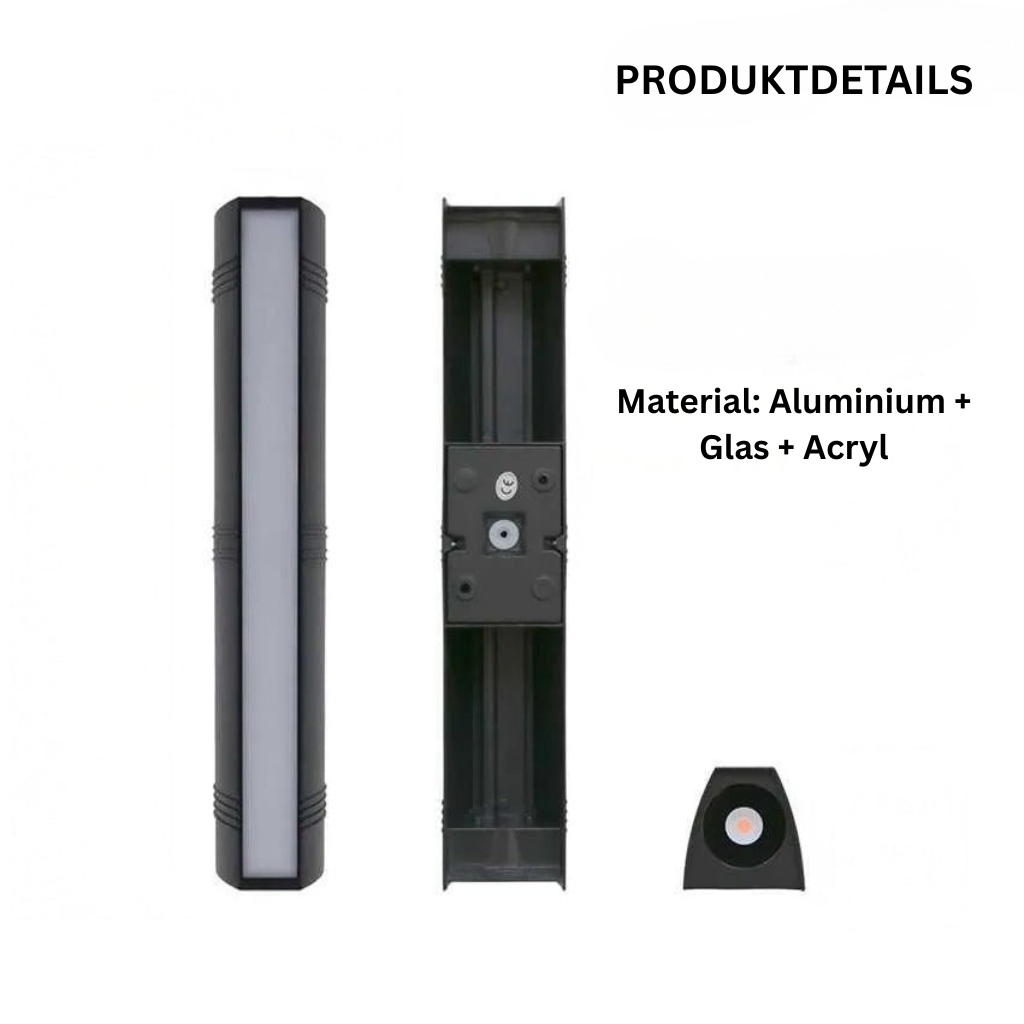 StrahlHaus: Modern Waterproof LED Outdoor Wall Light – Stylish & Bright for Garden & House Wall