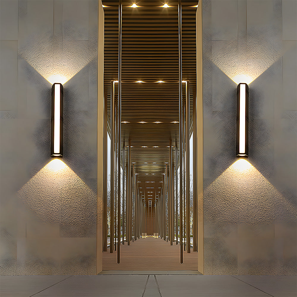 StrahlHaus: Modern Waterproof LED Outdoor Wall Light – Stylish & Bright for Garden & House Wall