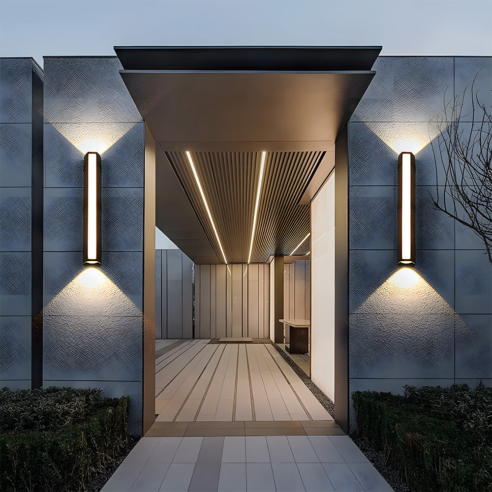 StrahlHaus: Modern Waterproof LED Outdoor Wall Light – Stylish & Bright for Garden & House Wall
