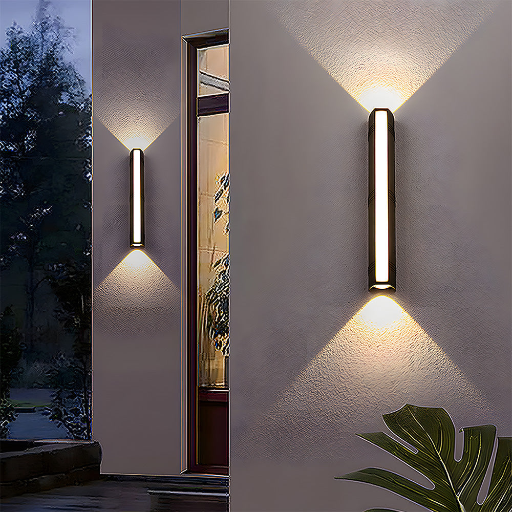 StrahlHaus: Modern Waterproof LED Outdoor Wall Light – Stylish & Bright for Garden & House Wall