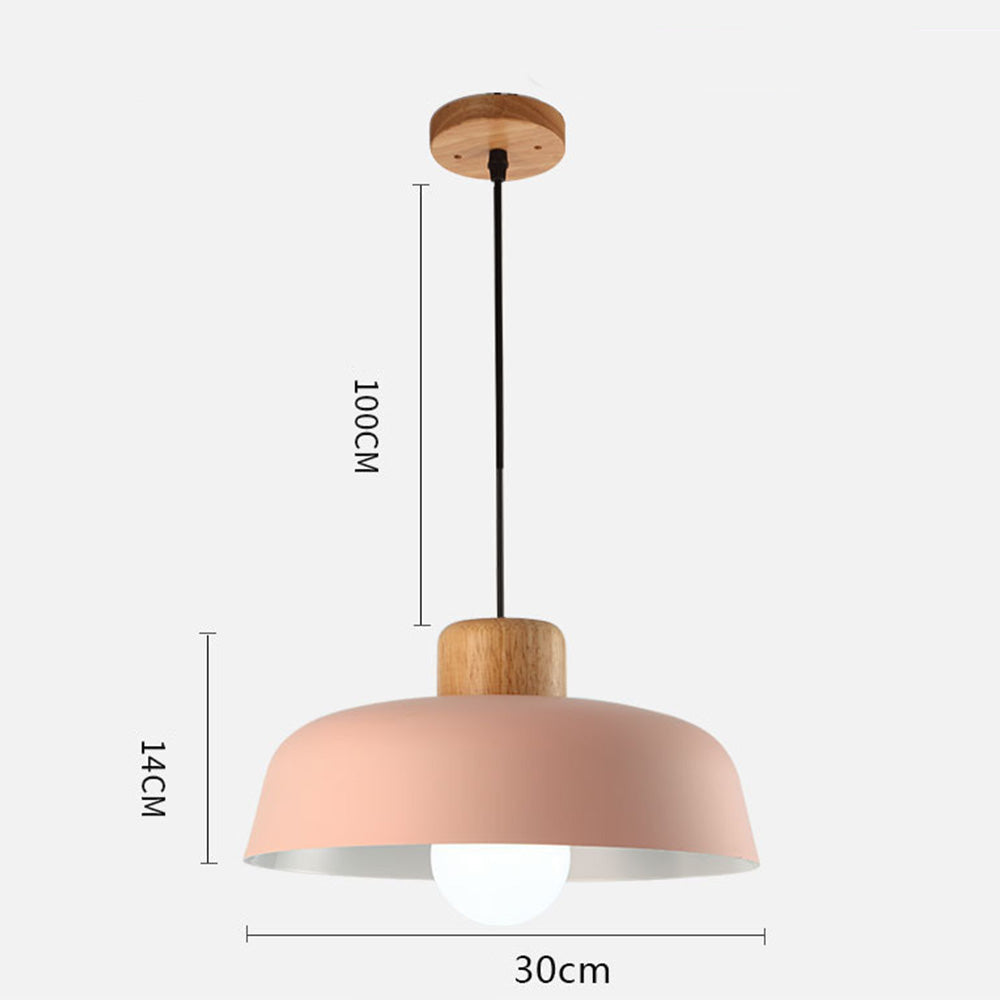 StrahlHolz: Creative Pendant Light Wood Scandinavian – Decorative & Timeless for Dining Room & Living Room