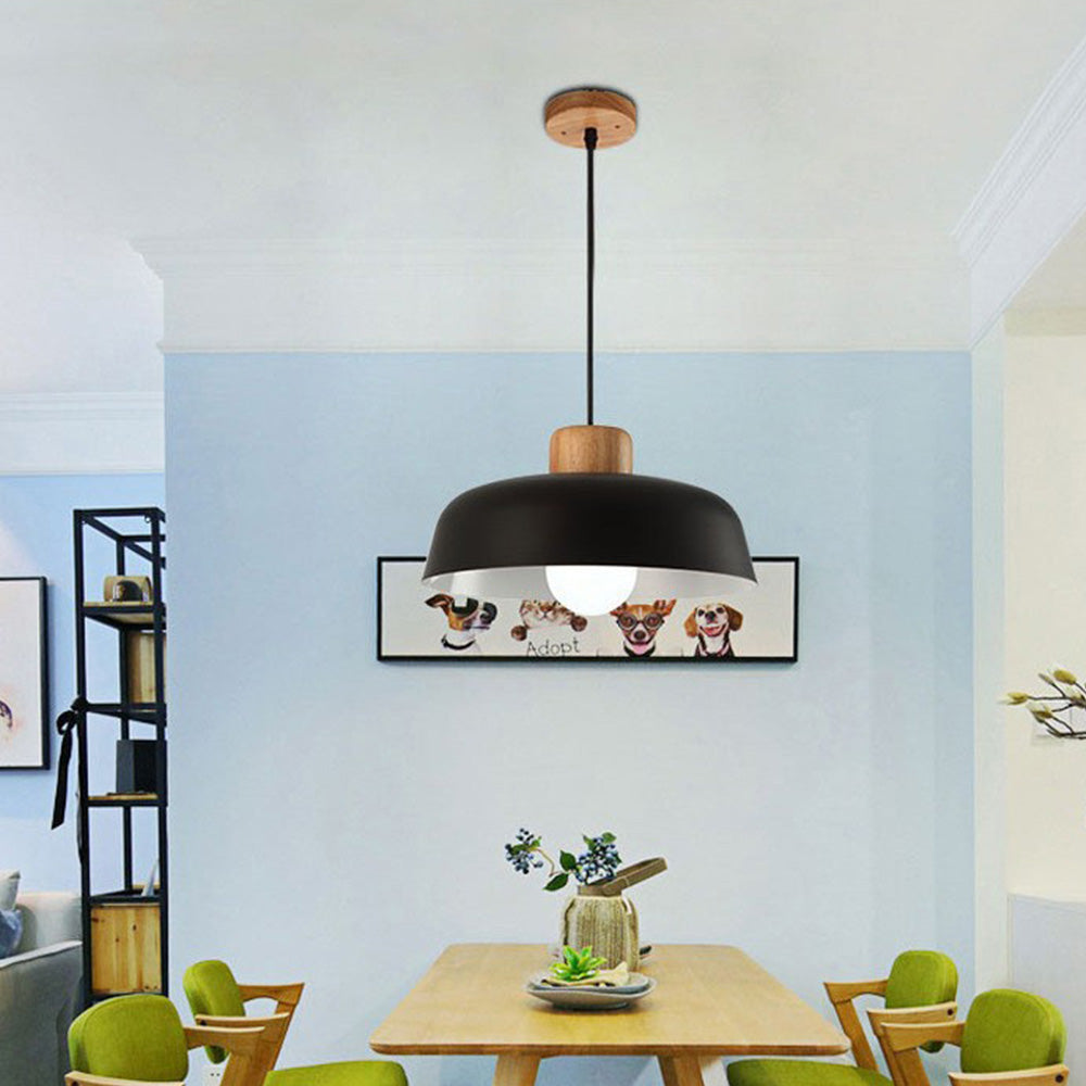 StrahlHolz: Creative Pendant Light Wood Scandinavian – Decorative & Timeless for Dining Room & Living Room