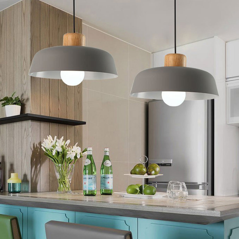StrahlHolz: Creative Pendant Light Wood Scandinavian – Decorative & Timeless for Dining Room & Living Room