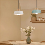 StrahlHolz: Creative Pendant Light Wood Scandinavian – Decorative & Timeless for Dining Room & Living Room
