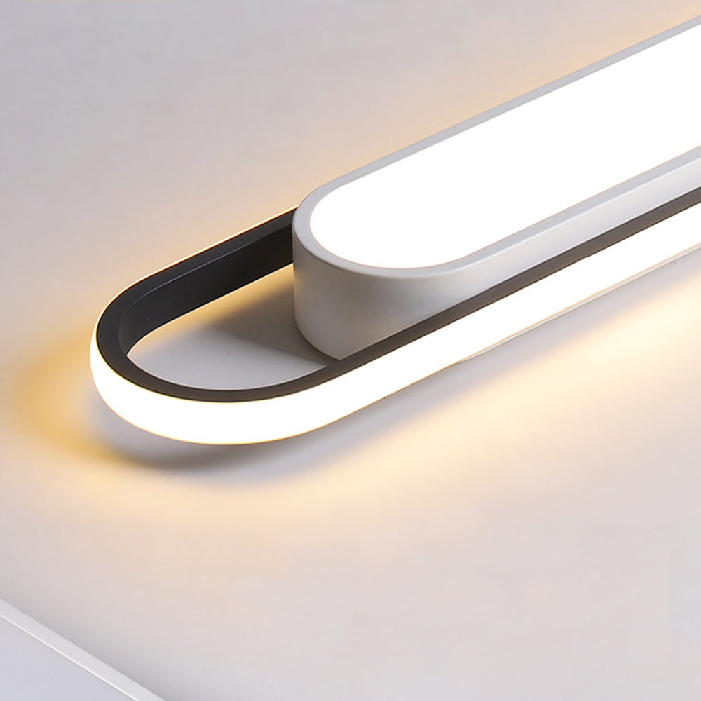 StrahlKorridor: Minimalistic LED Ceiling Light Long – Energy-Efficient & Stylish for Hallway & Dining Room